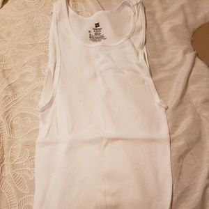 Hanes comfort soft under shirts. White.